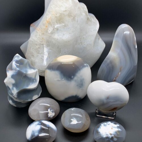 Agate bleue gris (orque)